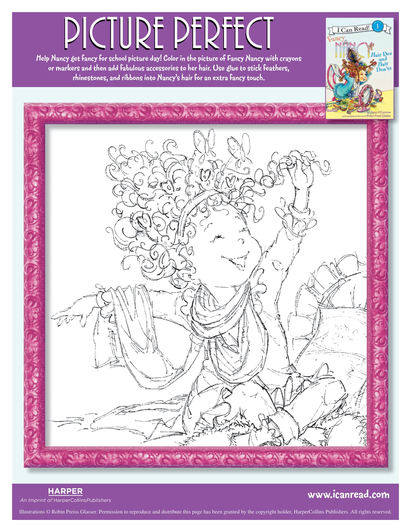 Disney Junior Fancy Nancy Jumbo Coloring Book & Activity Bookjewel